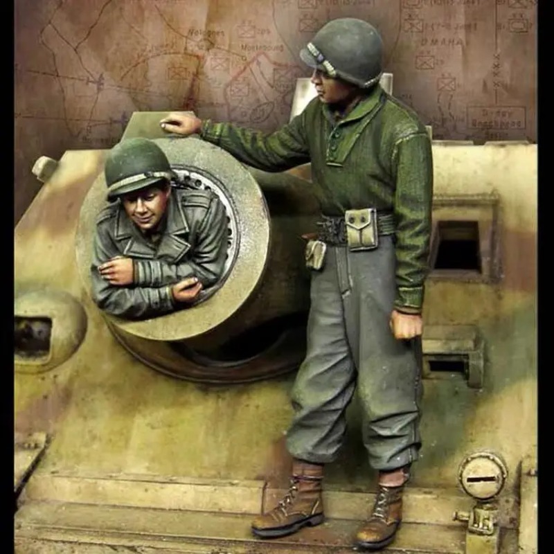 Model Kit Ww2 - 1/35 Ölçekli Reçine Şekil Döküm Model
