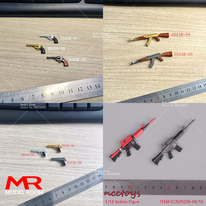 Model Kit Revolver - 2023S 1/12 Desert Eagle AK47 Revolver