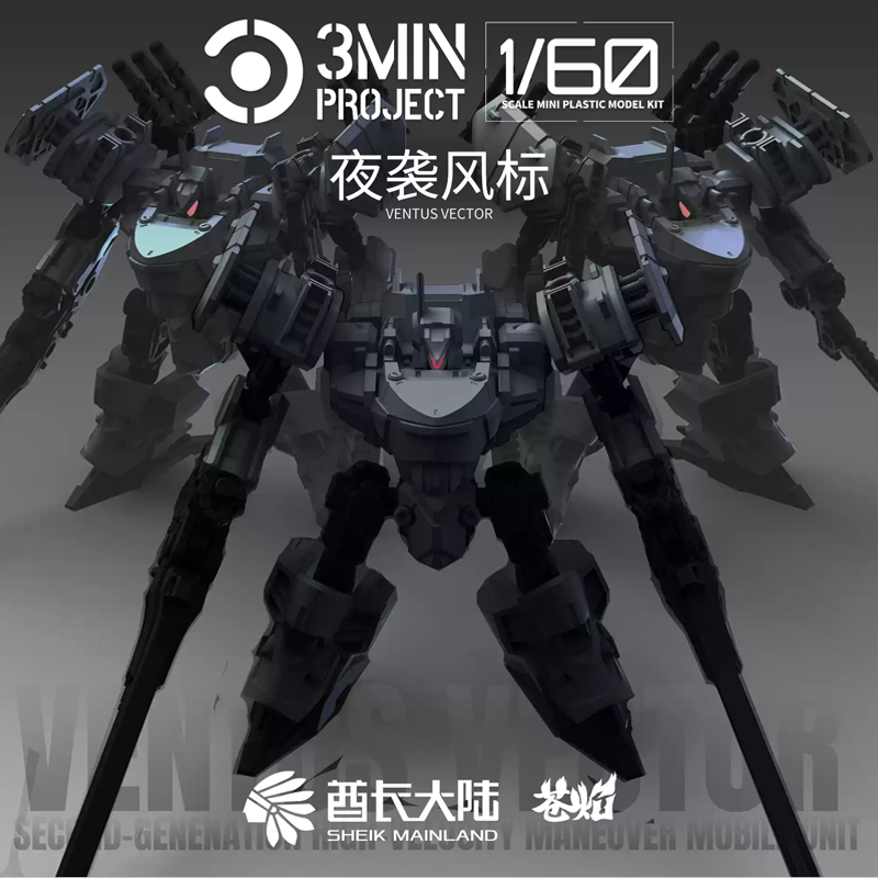 Model Kit Hemoxian - Sheik Anakara Anime Robot Garaj Seti