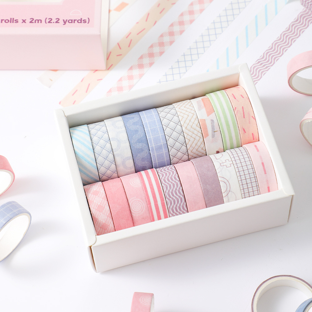 20 rulo Washi Bant Seti, DIY S - Masking Tape Thin incelemesi ve fiyatı
