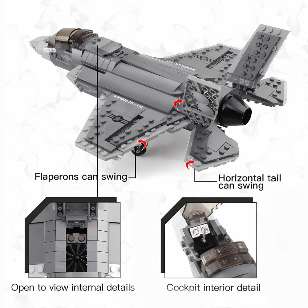 646 adet F-35 Lightning II Uça - Model Kit Ww2 incelemesi ve fiyatı