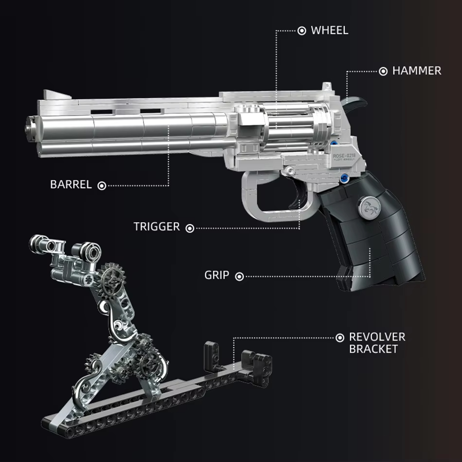 STOKTA Teknik Mekanik Gül Taba - Model Kit Revolver incelemesi ve fiyatı