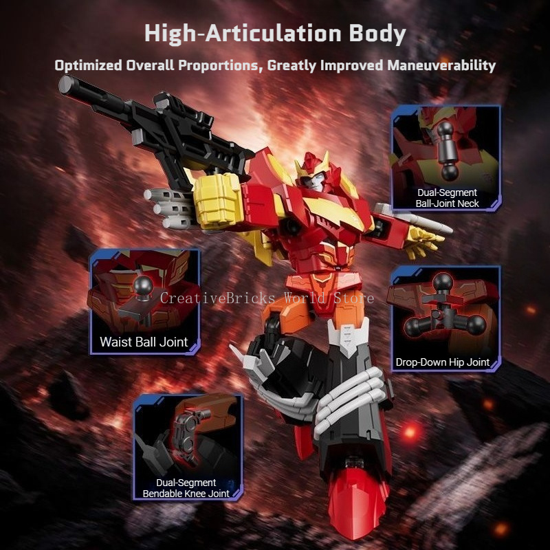 Blokees Transformers Galaxy Ve - Model Kit Rodimus incelemesi ve fiyatı