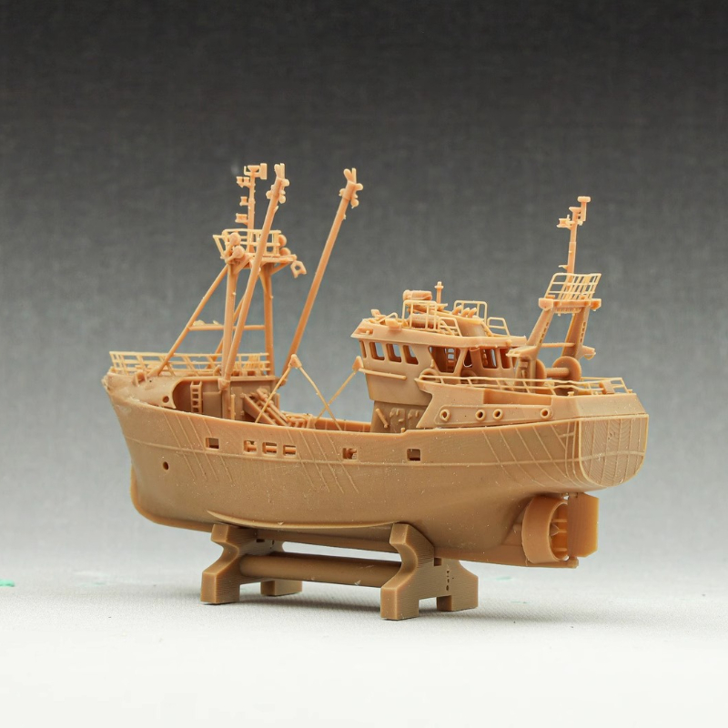 Trawler model seti DIY El-mont - Model Kit Yacht incelemesi ve fiyatı