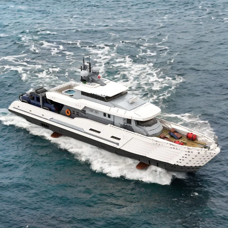4367 Parça Beyaz Moc Explorer  - Model Kit Yacht incelemesi ve fiyatı