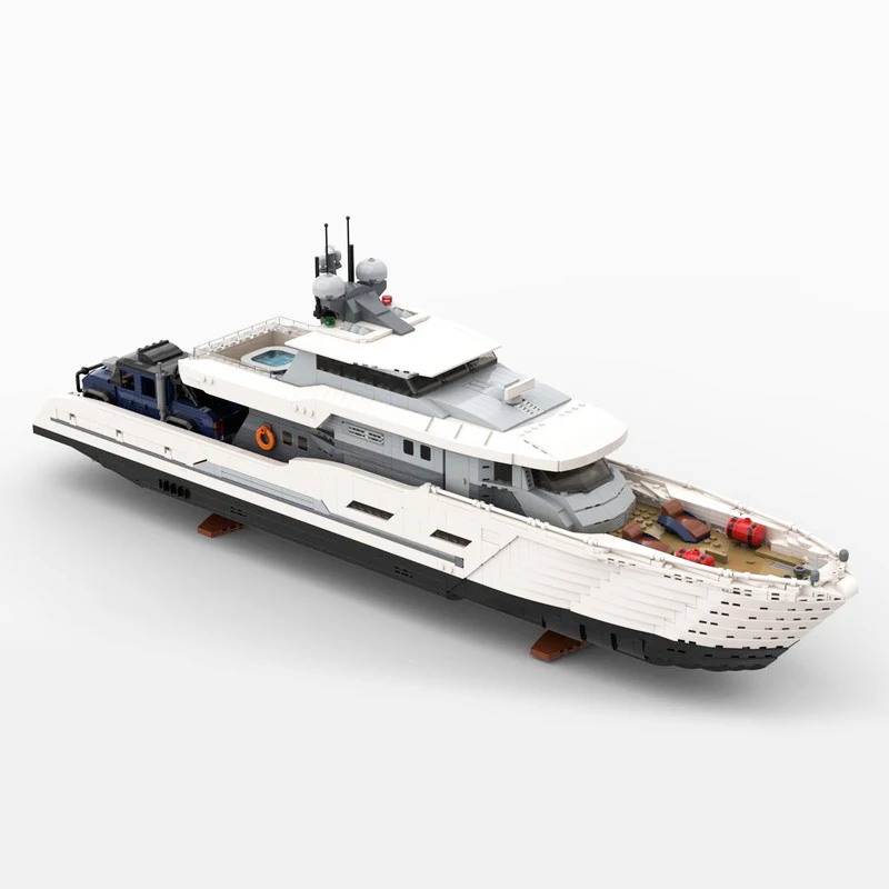 4367 Parça Beyaz Moc Explorer  - Model Kit Yacht incelemesi ve fiyatı