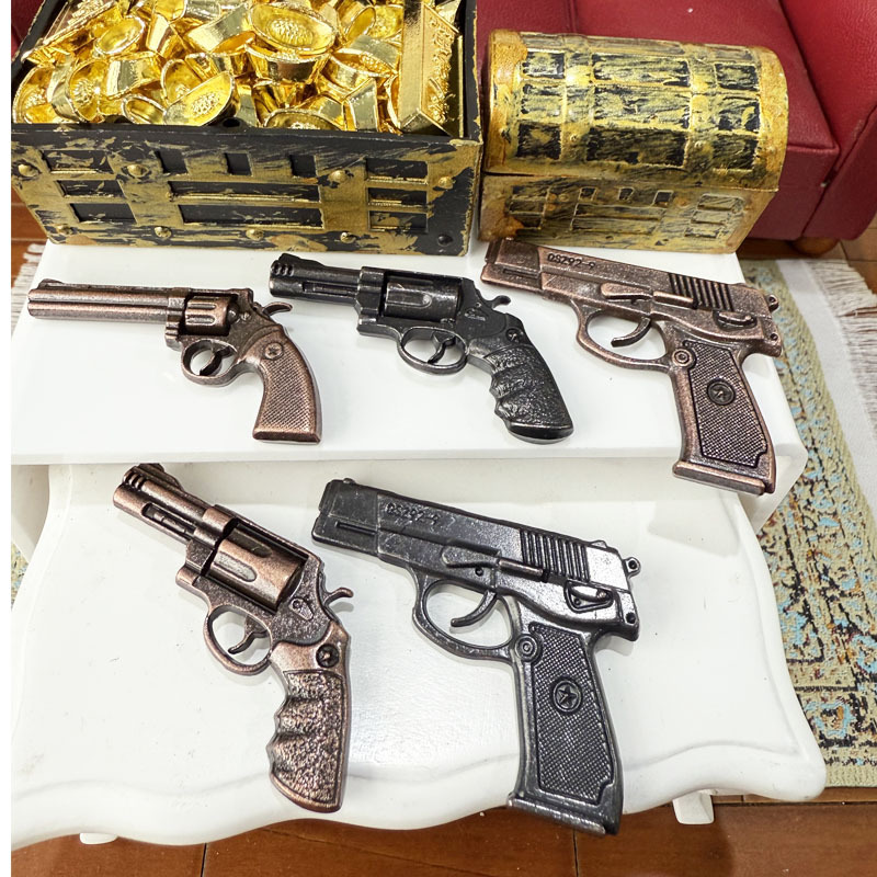 Mini Metal Tabanca Tabanca Tab - Model Kit Revolver incelemesi ve fiyatı